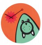 NeXtime Wizky Walrus narancssárga falióra (2819 OR)