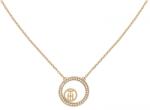 Tommy Hilfiger Colier la modă placat cu aur Vine Circle 2780585