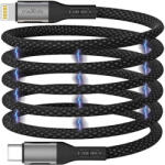 Maxlife MXUC-11 Type-C - Lightning Kábel 27 W 1m - Fekete
