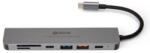 Platinet Docking Station Omega PLATINET 7IN1, Gray (PMH9997B)