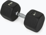 Nike Strength Gantera cauciucată Nike Strength Hex Dumbbell 22, 5 kg black/white