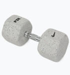 Nike Strength Gantera cauciucată Nike Strength Grind Hex Dumbbell 22, 5 kg wolf grey