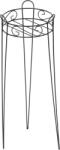 Strend Pro Virágtartó állvány, Strend Pro Garden, fekete, átmérő: 27 cm, magasság: 73 cm, acél, kerek (TC2212961)