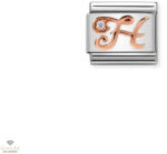 NOMINATION "9K Rosé H" betű charm - 430310-08