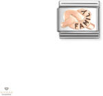 NOMINATION "9K Rosé Family csomó" charm - 430202-37