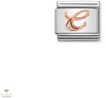 NOMINATION "9K Rosé C" betű charm - 430310-03