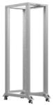 Lanberg 19" 42U 600x1000 szabadon álló rack keret, szürke (OR01-6042-S) (OR01-6042-S)