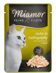 Miamor Miamor Feine Filets - nedves macskaeledel csirkével baromfizselében 6x100g