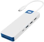 Targus 292199 HyperDrive Flex 8 Port USB-C Hub White/Blue, Portbővítő