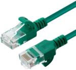 MicroConnect V-UTP6A0015G-SLIM hálózati kábel Zöld 0, 15 M Cat6a U/UTP (UTP) (U/UTP CAT6A Slim 0.15M Green) (U/UTP CAT6A Slim 0.15M Green)