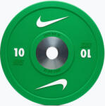 Nike Strength Bumper súlytárcsa Nike Strength Pro Urethane Bumper Plates 10 kg green/white Súlytárcsa