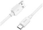 hoco. x96 adatkábel, usb - type-c, 27w, gyorstöltő, 100cm, fehér (X96_27W_W)