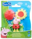 Peppa Pig Set figurina cu umbrela, Peppa Pig, Muddy Friends, Peppa, G1348 Figurina