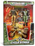 Lanard Toys Set 2 figurine si vehicul militar, Lanard, The Corps Universe, Shark- Troll Figurina