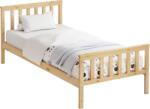 TEMPO KONDELA Ágy ágyráccsal, természetes, 90x200, ANATRA