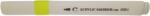Deli Marker Acrilic Alb Color Emotion Deli (DLEC193A-WT)