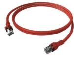 Easylan CPP1ORARAR0015 RJ45 Hálózati kábel, patchkábel CAT 6A S/FTP 1.50 m Piros (átlátszó) Kettős árnyékolás, Halogénmentes, Lángálló 1 db (21.15. 2484) (21.15.2484)