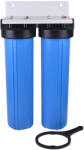 Nature Water Sistem de filtrare apa dublu corp Big Blue 20 inch filet 1 (41689302066) Filtru de apa bucatarie si accesorii