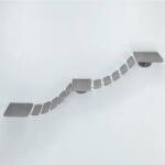 TRIXIE Climbing Ladder for Wall Mounting | Falra szerelhető mászólétra macskák számára (taupe/szürke) - 150 × 30 cm