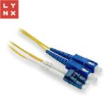 Lynx CS LYNX Fiber Optic LC Fiber Optic SC Átalakító Sárga 15m LX-DPX-LC/SC-OS2-15 (LX-DPX-LC/SC-OS2-15) (LX-DPX-LC/SC-OS2-15)