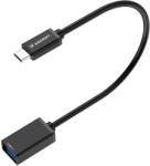  Adapter: Wozinsky WOTGY1S - USB / Type-C (USB-C) OTG adapter, fekete kábel, 12, 5 cm