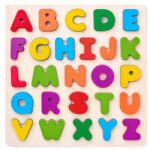 Woodyland - Színes betűk formakirakó (90634) (W90634)