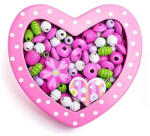 Woodyland Fűzhető gyöngyök szív alakú dobozban - Woody (W90214) (W90214)