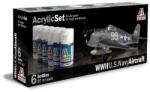 Italeri Acrylic szett: WWII U. S. NAVY AIRCRAFT (439AP) festék (439AP) - jatekmakettcentrum