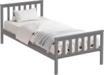 TEMPO KONDELA Pat cu somieră, gri, 90x200, ANATRA