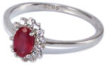 Ékszershop Rubin köves ezüst gyűrű (2182342)