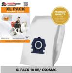 Miele HyClean Pure CO Guard M1 / S1 / L1 Kompatibilis Mikroszálas Porzsák | 12557080 / 12557060 (XL Pack 10 db/ csomag)