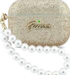 Guess Glitter Pearl Strap husă pentru AirPods Pro 3 aurie (GUAP3GLGPSD)