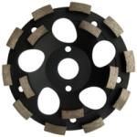 Corax Pro 4307 Kétsoros, rövid fogú esztrich gyémánt csiszoló tárcsa Ø125x22, 23 mm (4307.125)