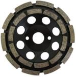 Corax Pro 4508 Kétsoros Beton/Abrazív gyémánt csiszoló tárcsa fekete Ø125x22, 23 mm (4508.125.73)