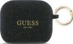 Guess husă din silicon cu sclipici Ring pentru AirPods Pro 3 neagră (GUAP3SGGEK)
