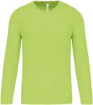 Proact PROACT. PA443 / Férfi hosszú ujjú sportpóló - lime XS (20P44312200)