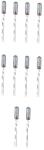 Goobay Set 10 becuri miniatura T1 1/4 12V/DC 0.9W 75mA incandescent 11.7x4.1x25.4 mm Goobay 9345-10 (9345-10)