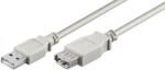  Cablu prelungitor 50cm USB-A 2.0 mama - USB-A 2.0 tata crem (EL-2743)