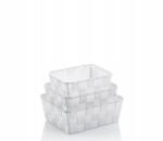 Kela Alvaro kosár szett Pp, fehér, 3db (23009)