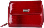 KROKOMANDER J11-014 277 piros lakk bőr női pénztárca