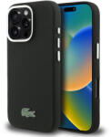 Lacoste PVC Iconic Petit Pique Metal Logo MagSafe tok iPhone 16 Pro készülékhez fekete (LCFCMP16LPLAK)