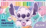  Olapasztell kréta 12db-os 10mm pasztell színek Disney STITCH Pastel (92023)