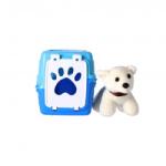 Pilsan Set de joaca Pilsan Primul meu animal de companie cu cusca si accesorii, albastru TZ846 Jucarii interactive (TZ846)