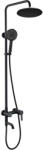 Cerano - Ennio fali zuhanyoszlop - kádhoz való forgócsaptelep - matt fekete