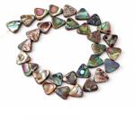  Margele Sidef Abalon Natural Triunghi 14x14x3 mm pentru bijuterii handmade