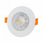 ECO Light LED mélysugárzó 3W/5W/7W CCT fehér kör alakú, billenthető (LEDMASTER-6757)