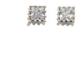 ElectraStore Cercei Din Argint Cu Piatra Tip Diamant Katia (C4607)