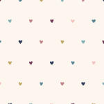 Takoy Funkcionális, kétoldalas jersey - soft fleece nem fehérített pasztell szívek