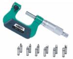 INSIZE Micrometru filete exterioare INSIZE 0-25 mm cu set 6 perechi de varfuri incluse (3281-S25)