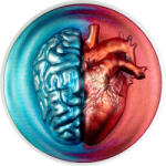  Head vs Heart - 2 Oz - ezüst proof gyűjtői érme